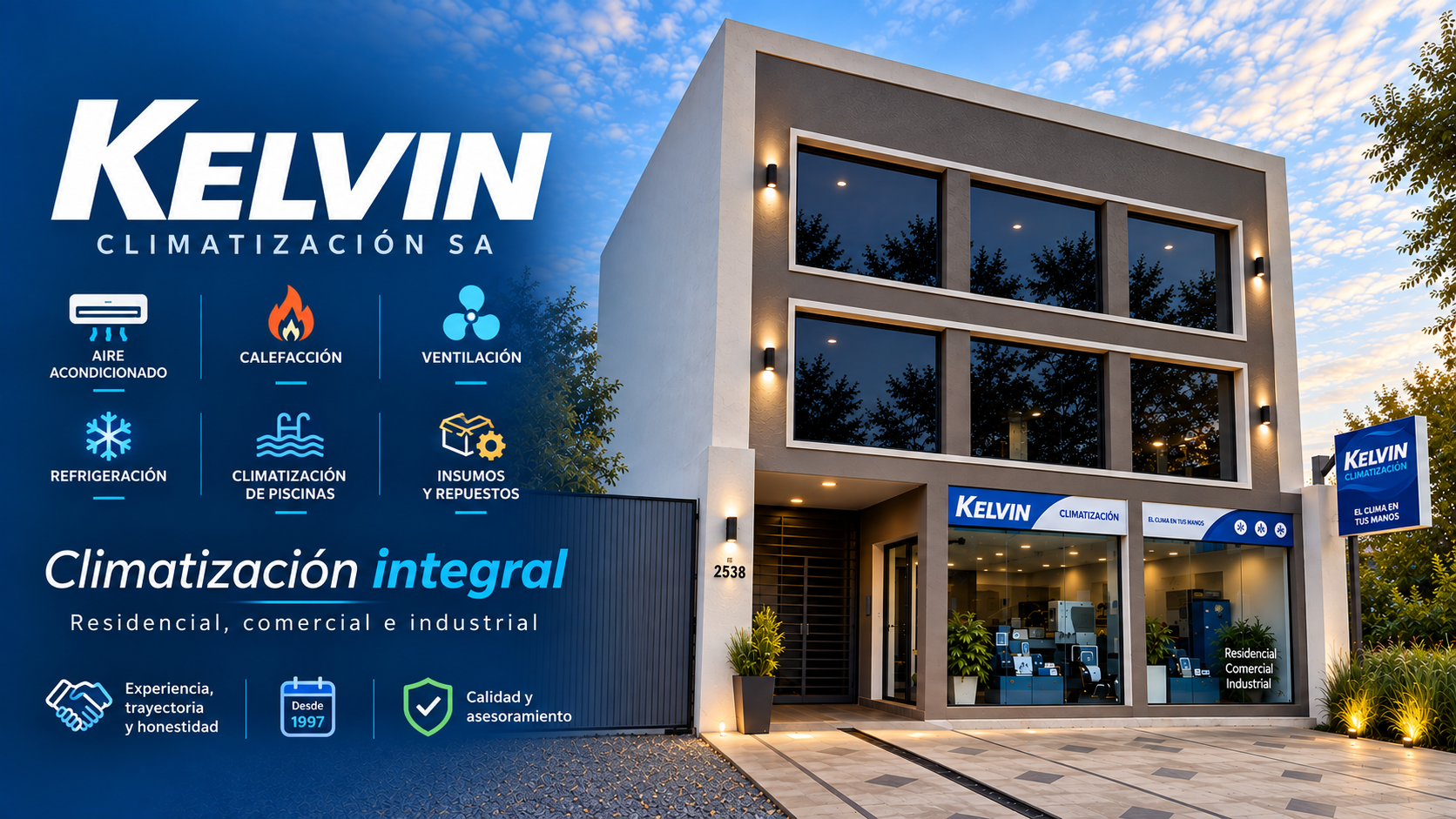 Kelvin Climatización SA - climatización integral residencial, comercial e industrial